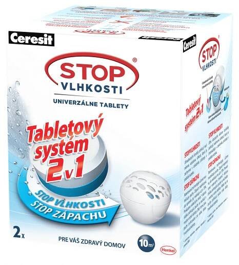 Ceresit Náhradní tablety do Ceresit STOP vlhkosti Pearl 2v1, neutrální, 2x300 g nakoupit u OBI