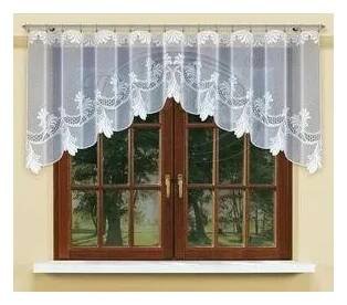 Dekorativní polštářek Dante Záclona ROMANA bílá - 110 x 300 cm