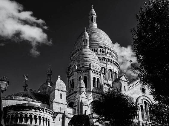 Basilique du Sacre Coeur - BW