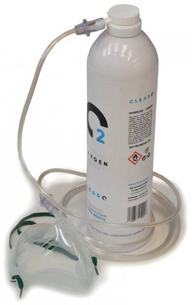KYSLÍKOVÝ SPREJ CLEAR O2 15 LITRŮ