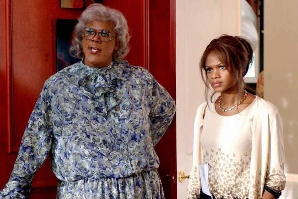 Tyler Perry and Kimberly Elise in 'Diary of a Mad Black Woman' (2005).