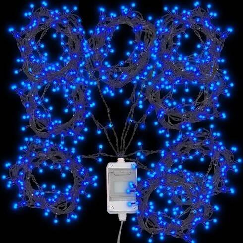 Osvětlení stromu LED modré, 6 x 200 žárovek | Detail produktu | Ateliér Maur s.r.o.