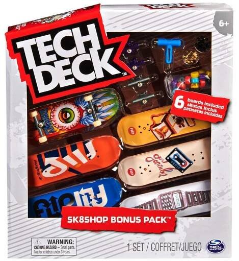 Tech Deck skateshop 6ks s příslušenstvím Flip