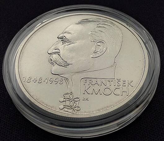 Pamětní mince ČNB z roku 1998 200 Kč František Kmoch,BK - Numismatika