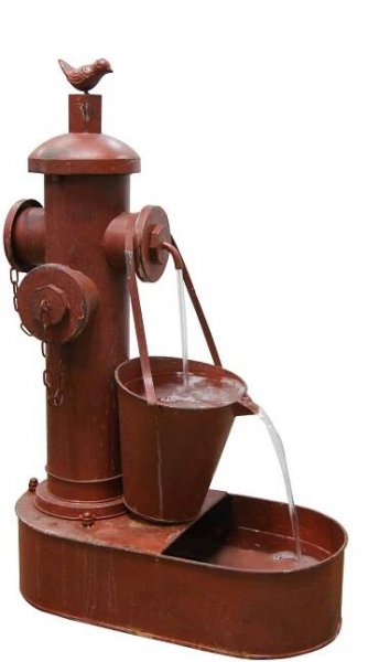 Fire hydrant tiering fountain