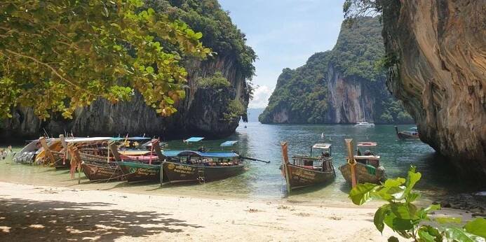 Krabi: Hongské ostrovy - výlet dlouhým člunem