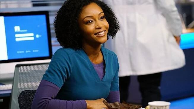 ER nurse April Sexton smiles on Chicago Med