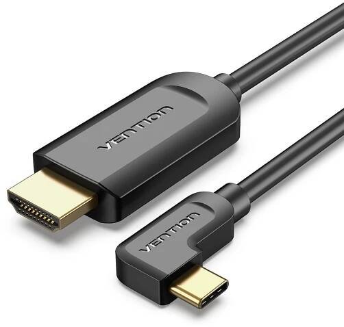 Vention Type-C (USB-C) to HDMI Cable Right Angle 1.5m Black