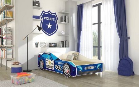 Dětská postel SHERIFF s matrací, 160x80 cm