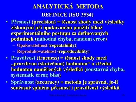 PPT - ANALYTICKÁ CHEMIE PowerPoint Presentation, free download - ID:6200610