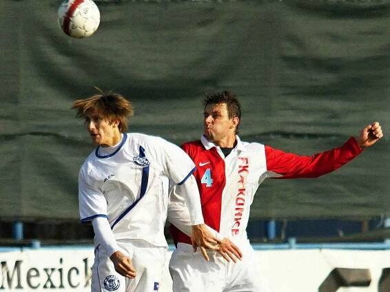 Martin Samek a Tomáš Havlíček // SK Kladno -  FK Kunice  2:2 (1:0) , utkání 14.k. CFL. ligy 2011/12, hráno 12. 11. 2011