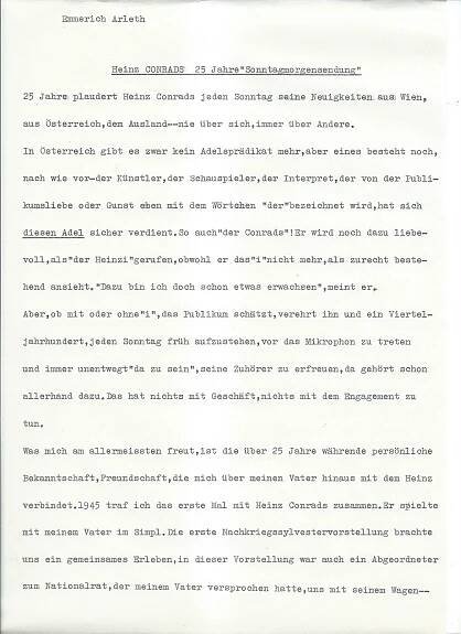 Heinz Conrads 25 Jahre - 1