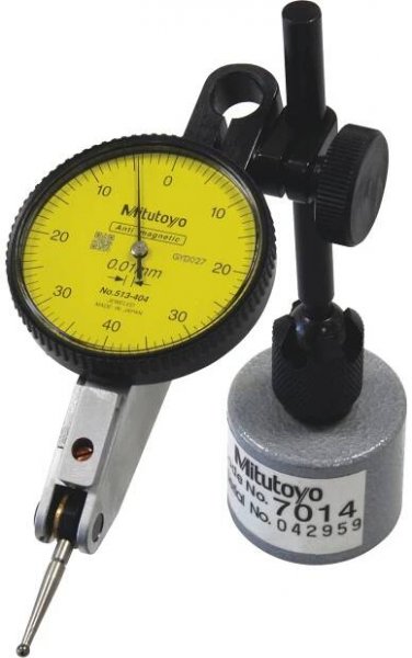 MITUTOYO Pákový úchylkoměr magnetický stojan 513-908-10E Rozsah měření 0,5 mm | Exkalibr.cz