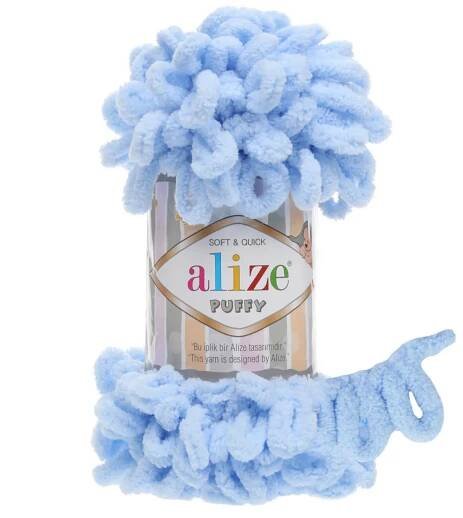 ALIZE Puffy 183 světle modrá