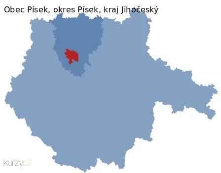 Písek v kraji Jihočeský