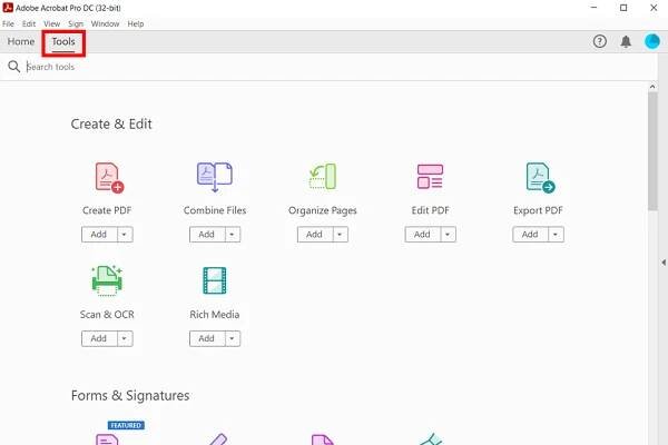 adobe acrobat pro dc review tools