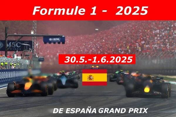 Formula 1 – ARAMCO GRAN PREMIO DE ESPAÑA 30.5.-1.6.2025
