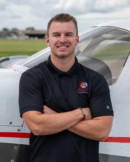 Jake Hawkins, AV8 Flight Instructor, Commercial SEL, CFI, CFII, AV8 Flight School, Eden Prairie MN
