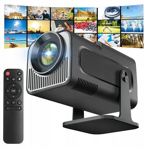 PROJEKTOR MINI PROJEKTOR ANDROID TV 13 PŘENOSNÝ LED 4K SMART 2GB RAM WIFI