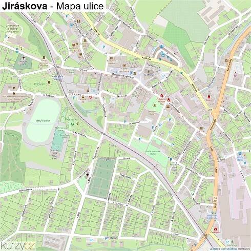 Jiráskova - mapy | Kurzy.cz