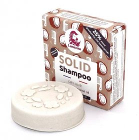 Lamazuna Tuhý šampon pro suché vlasy s panenským kokosovým olejem (70 g)