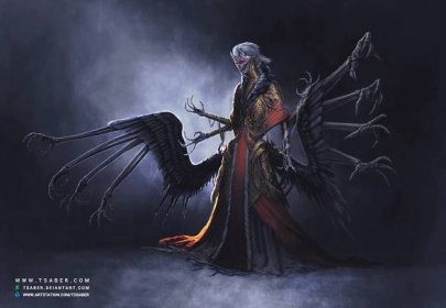 Ravenous Horror - Undead Vampire Illustration - Tsaber