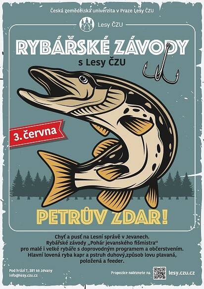 Kalendář akcí - Rybářské závody s Lesy ČZU 3.6.2023 od 9:00h - Oficiální stránky obce Ondřejov