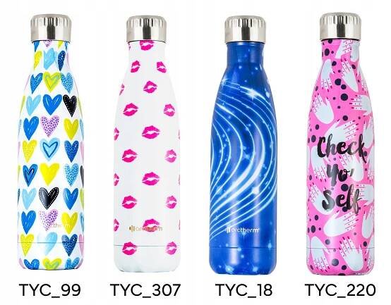TERMO láhev na vodu 500 ml NA KÁVU VZORY Stav balení originální