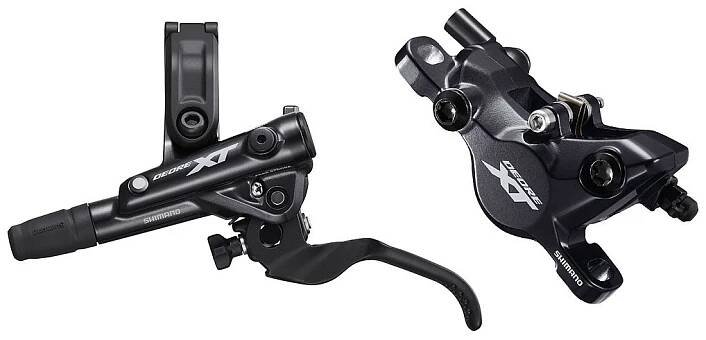 SHIMANO hydraulická brzda - DEORE XT M8100 FRONT - černá