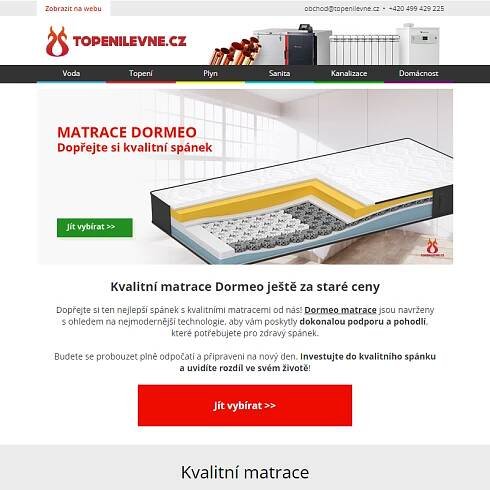 Dopřejte si kvalitní spánek s matracemi Dormeo