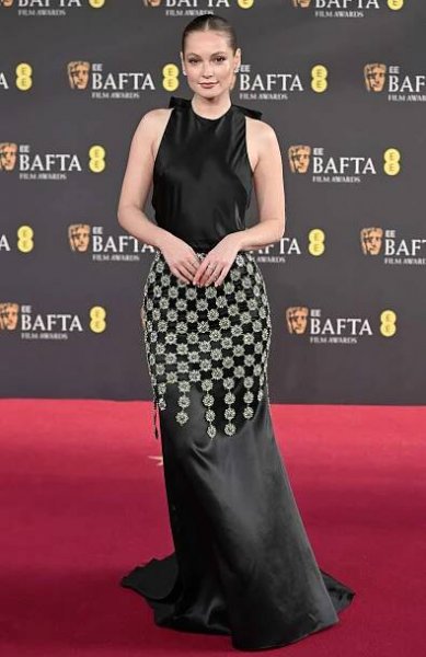 Hannah Dodd attends the EE BAFTA Film Awards 2025 at The Royal Festival Hall on February 16, 2025 in London, England. 