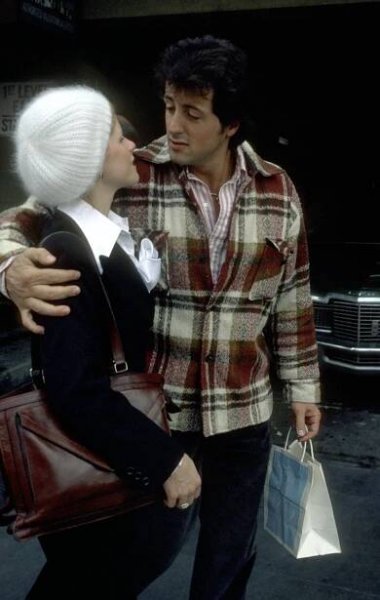  Sylvester Stallone and Sasha Czack on Rodeo Drive on April 12, 1978, in Beverly Hills | Source: Getty Images