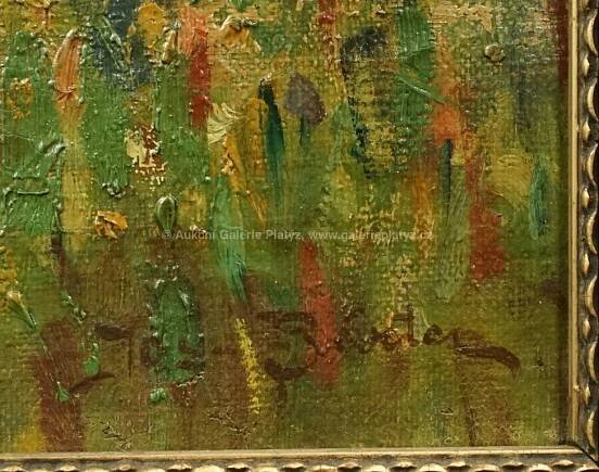 Josef Bárta / Cesta letní krajinou - detail aukce « Aukce « Aukční Galerie Platýz