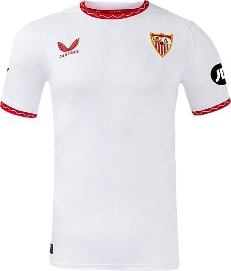 Dětský domácí dres s krátkým rukávem Castore FC Sevilla 2024/25