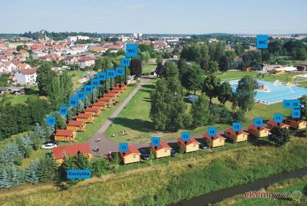 Koupaliště a kemp Chlumec nad Cidlinou, Chlumec nad Cidlinou