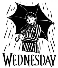NAŽEHLOVAČKA - Arch Wednesday deštník