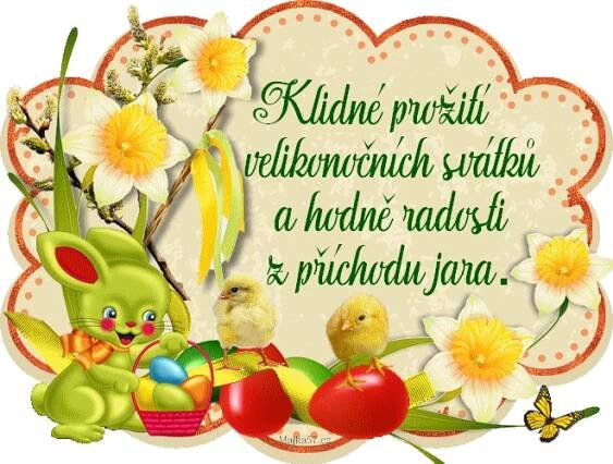 velikonoční přání zdarma, 2025