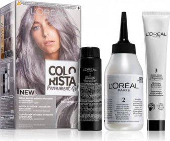 L’Oréal Paris Colorista Permanent Gel permanentní barva na vlasy odstín Silver Grey