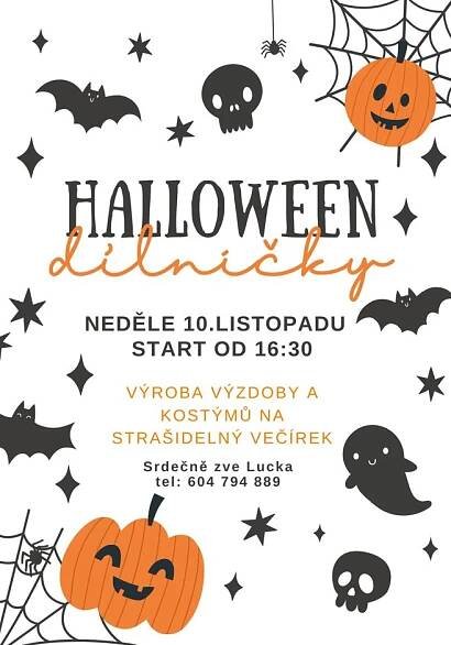 HALLOWEEN dílničky v knihovně - 10.11.2024 
