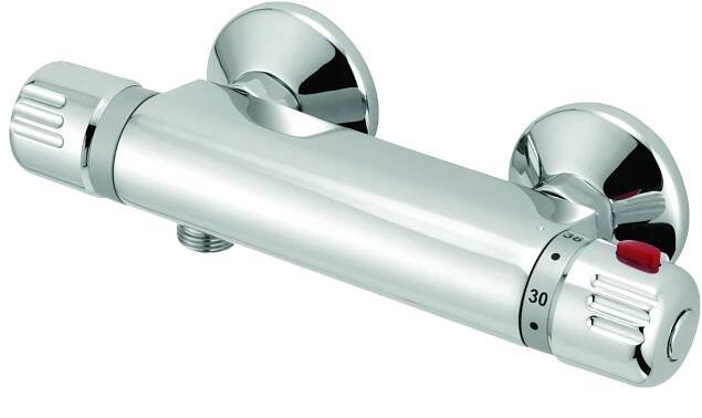 Sprchová termostatická baterie 120 mm Aquamat chrom | NOVASERVIS