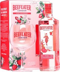 Beefeater Pink Gin 37,5% 0,7 l (dárkové balení 1 sklenice) od 475 Kč - Heureka.cz