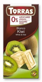 Torras Bílá čokoláda s kiwi 75 g