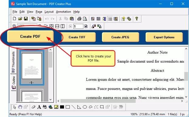 PDF Creator Plus