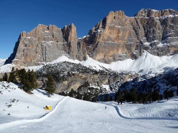 Slope offering Cortina d'Ampezzo