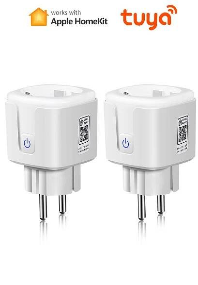 MFI Certified Homekit Tuya Smart Life WIFI zásuvkový spínač 16A Dálkové ovládání časování Smart House pro Alexa Google Assistant
