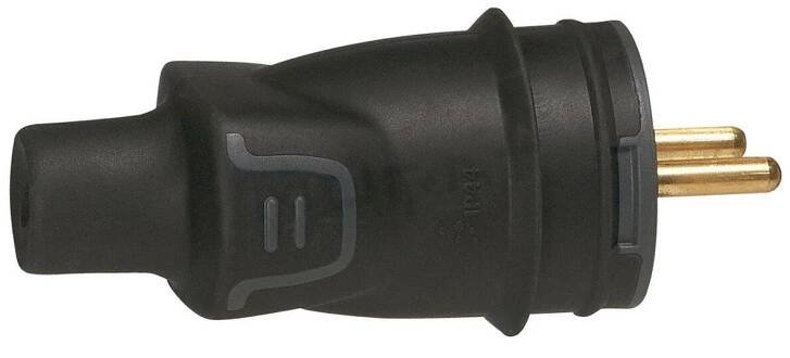 Legrand Gumová vidlice na kabel pro vlhké prostředí 250V/16A, IP44