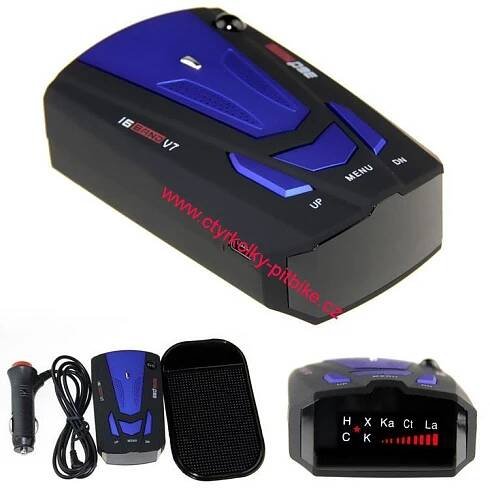 Antiradar Cobra V7 blue (Detektor radarů Cobra V7)