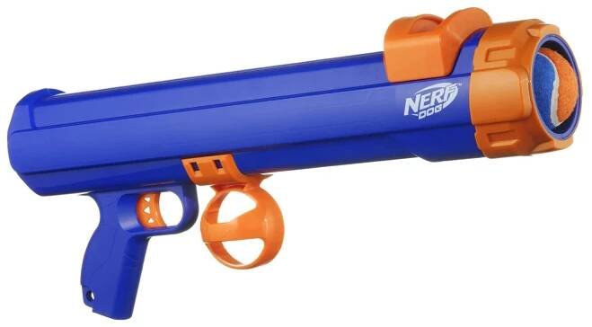 Nerf Dog Hands Free Reload Tennis Ball Blaster