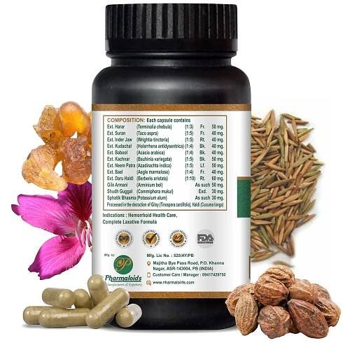 Pharmaloids PIFLEX Capsules – Natural Support for Piles & Digestive Health - Image 2