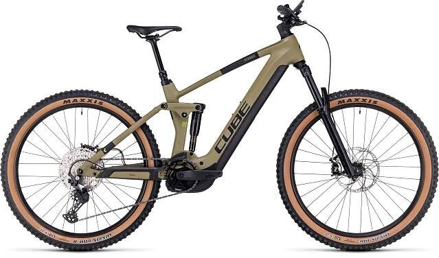 Elektrokolo Cube Stereo Hybrid 160 HPC Race 750 27.5 olive ́n ́green 2024